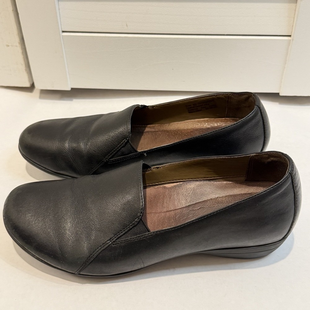 Dansko Women Leather Slip On Comfort Shoes Professional Work Clogs EU 40‎